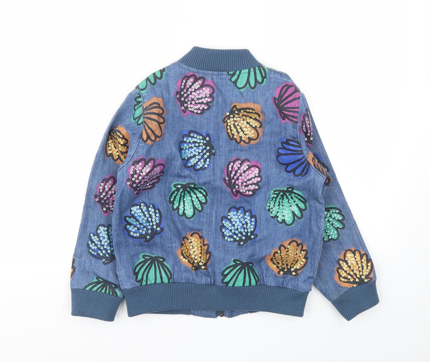 Stella McCartney Girls Blue   Basic Jacket Coat Size 8 Years