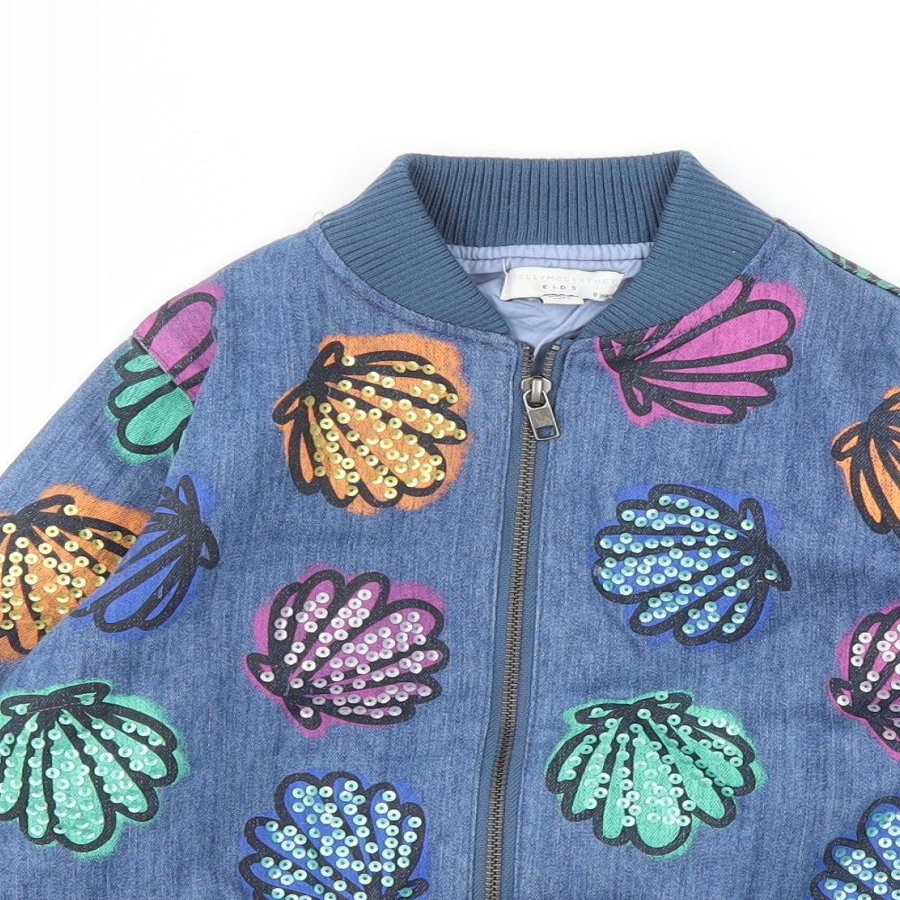 Stella McCartney Girls Blue   Basic Jacket Coat Size 8 Years