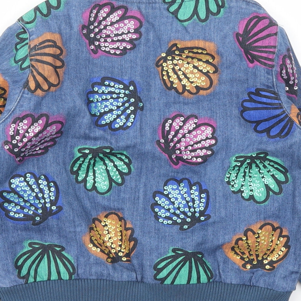 Stella McCartney Girls Blue   Basic Jacket Coat Size 8 Years