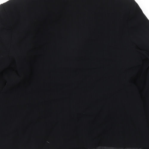 AMARANTO Womens Black   Jacket Blazer Size 16
