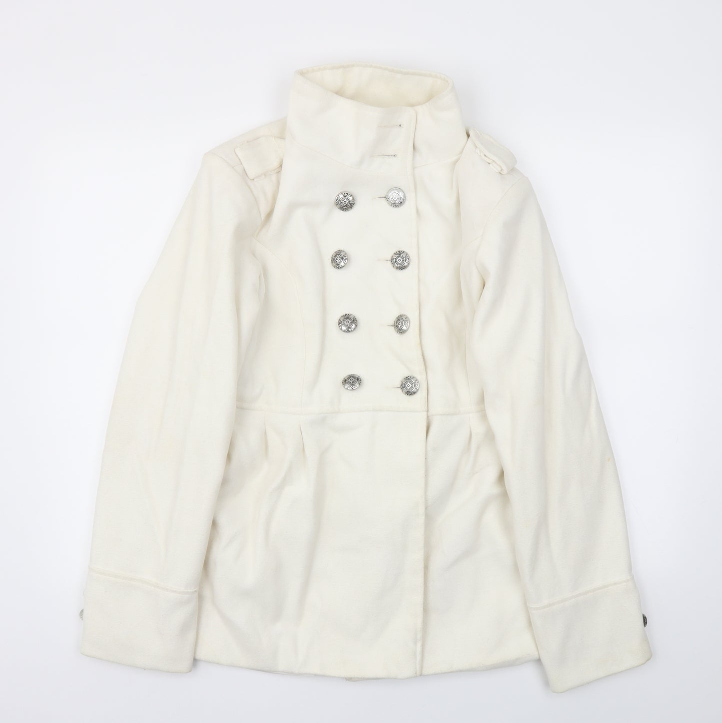 NEW GIRL Womens Ivory   Jacket Coat Size 14