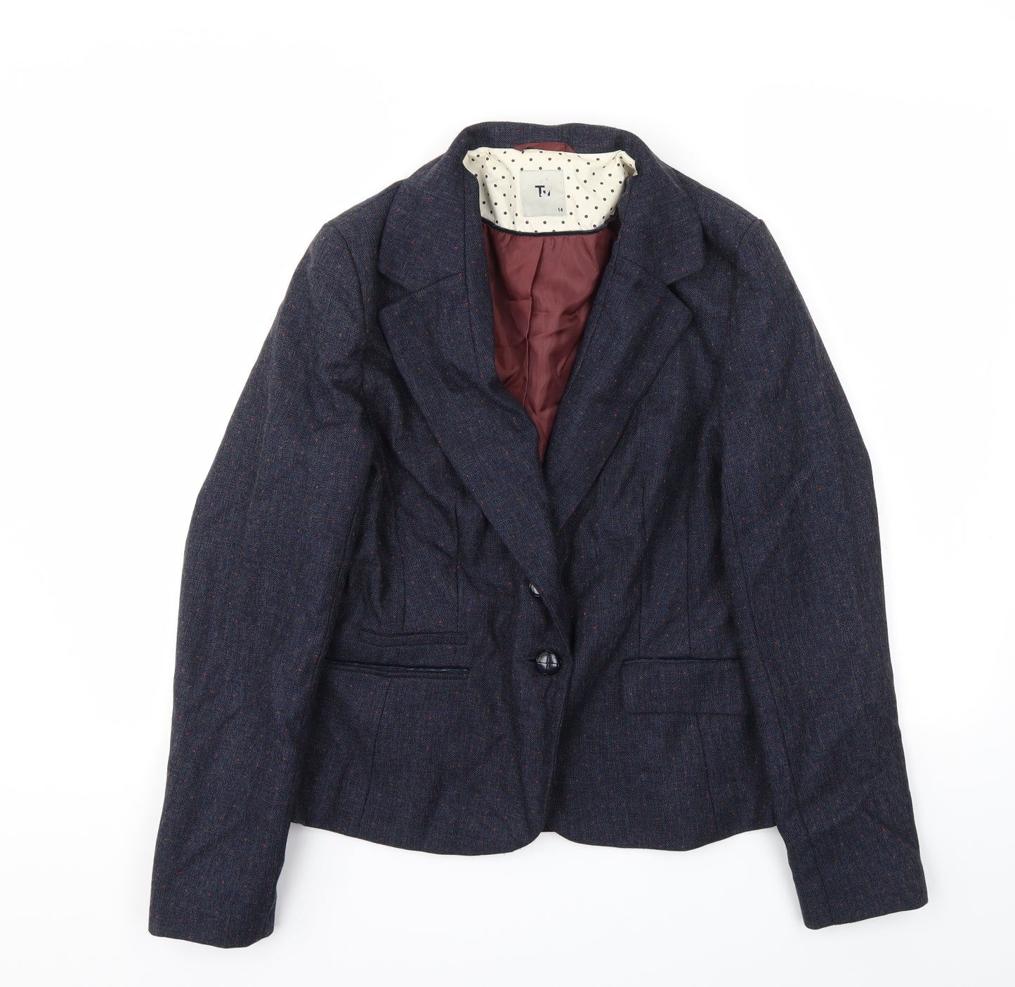 TU Womens Blue   Jacket Blazer Size 14
