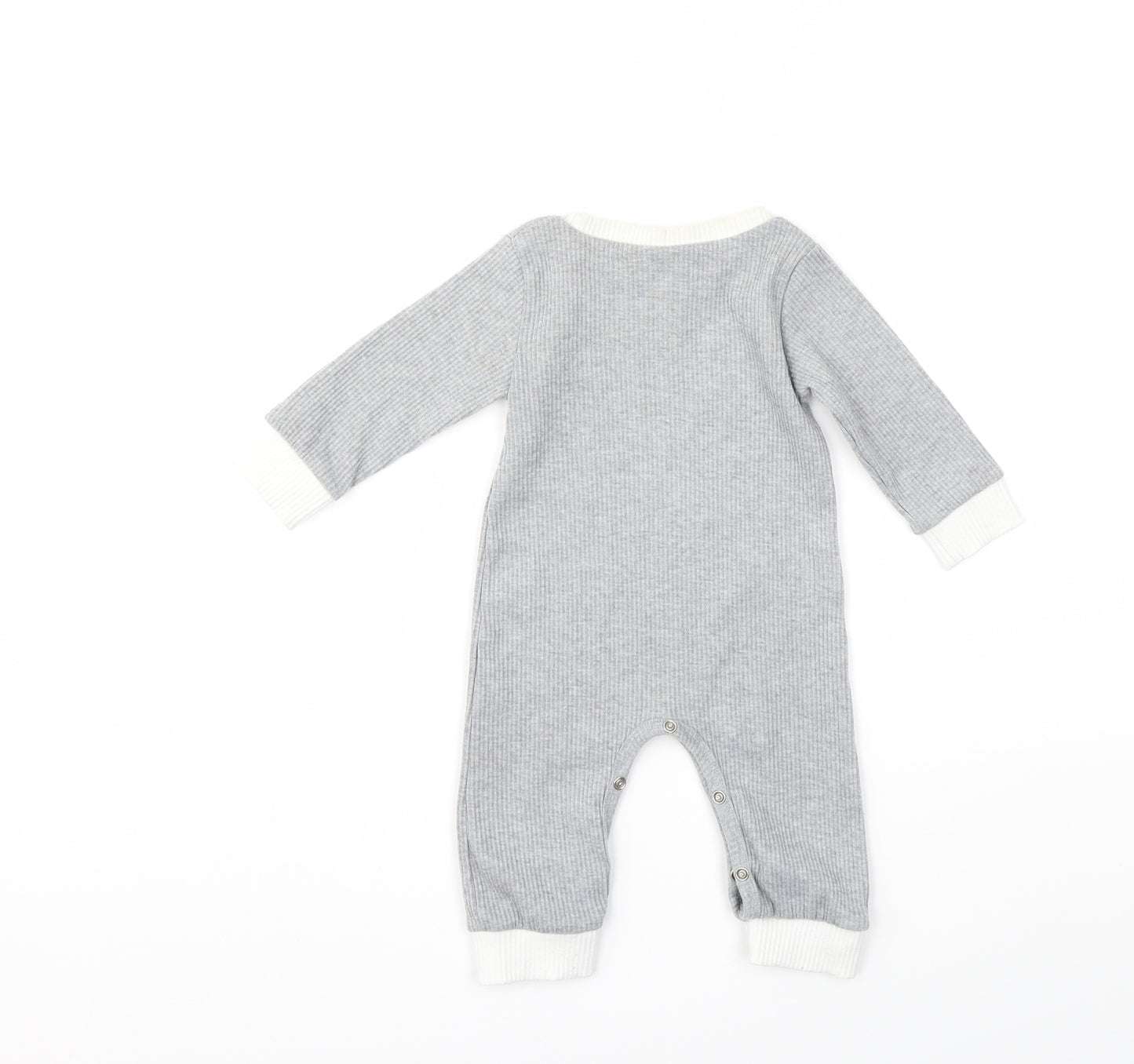 Preworn  Grey   Babygrow One-Piece Size 3-6 Months
