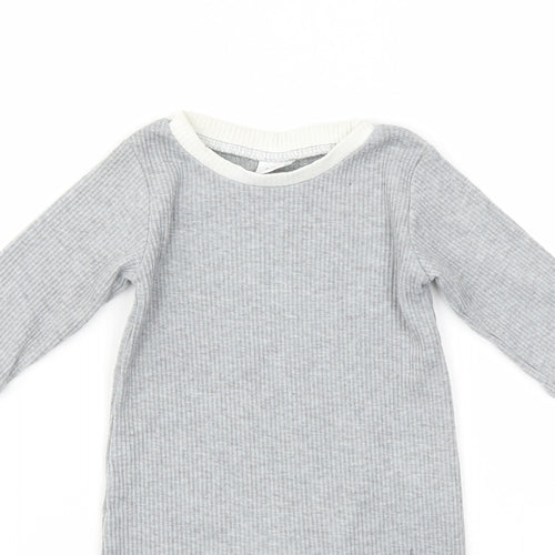 Preworn  Grey   Babygrow One-Piece Size 3-6 Months