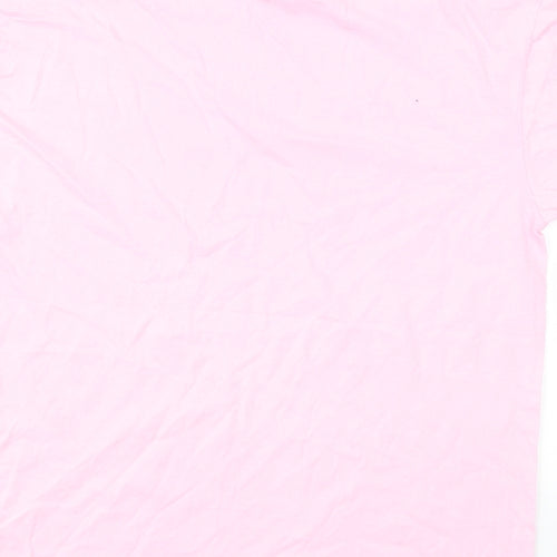 Preworn Womens Pink   Basic T-Shirt Size L
