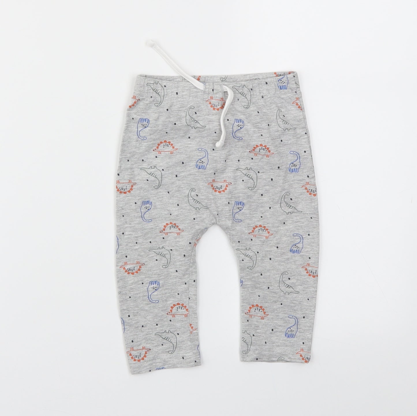 Matalan Boys Grey Animal Print  Capri Leggings Size 6-9 Months