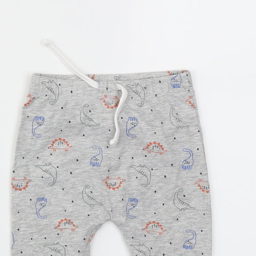 Matalan Boys Grey Animal Print  Capri Leggings Size 6-9 Months