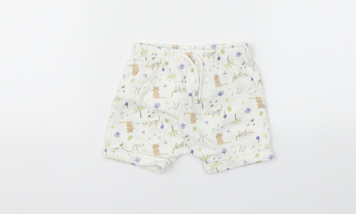 Matalan Boys Multicoloured Animal Print  Capri Leggings Size 6-9 Months