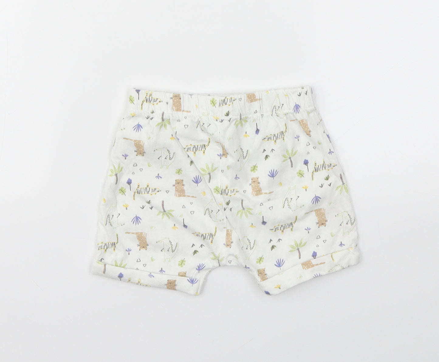 Matalan Boys Multicoloured Animal Print  Capri Leggings Size 6-9 Months