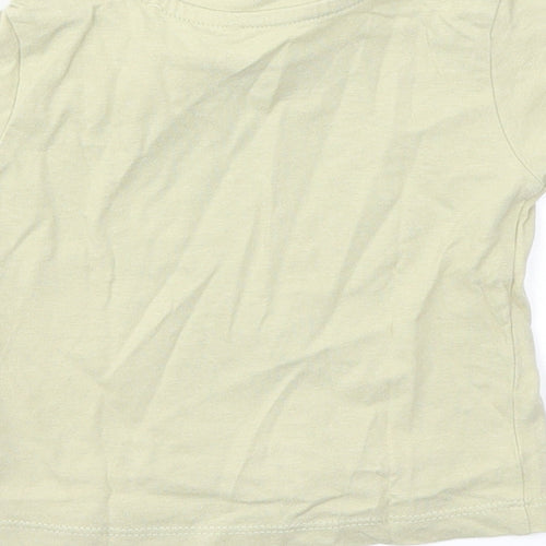 Matalan Boys Green   Basic T-Shirt Size 3-6 Months