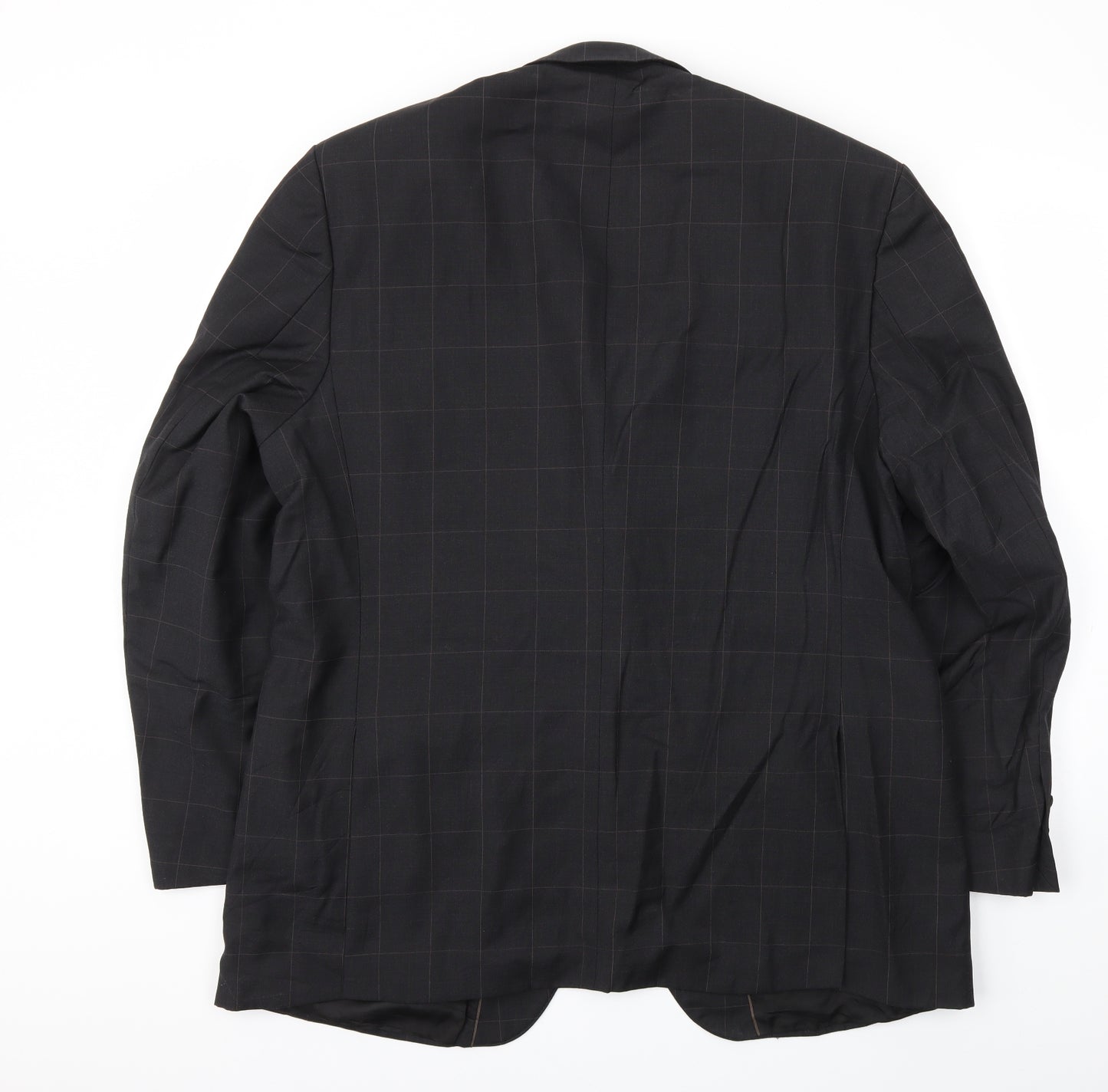 Preworn Mens Black   Jacket Blazer Size 46