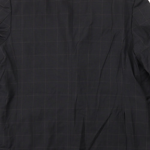 Preworn Mens Black   Jacket Blazer Size 46