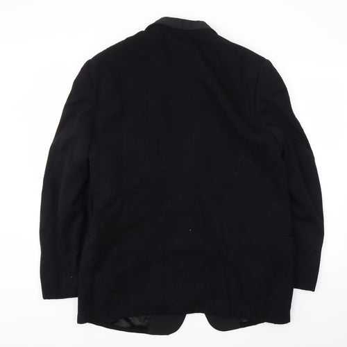 Preworn Mens Black   Jacket Blazer Size 42