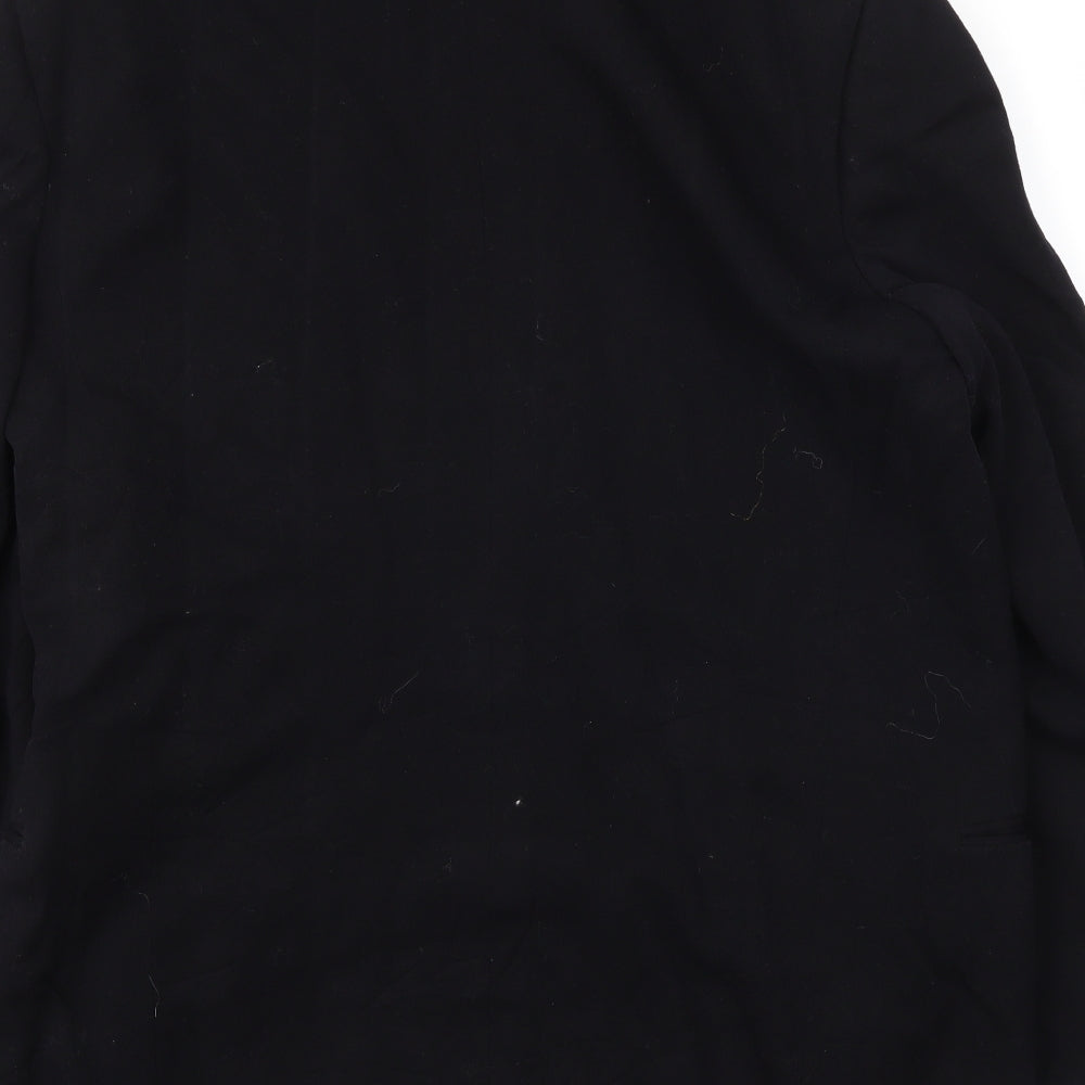 Preworn Mens Black   Jacket Blazer Size 42