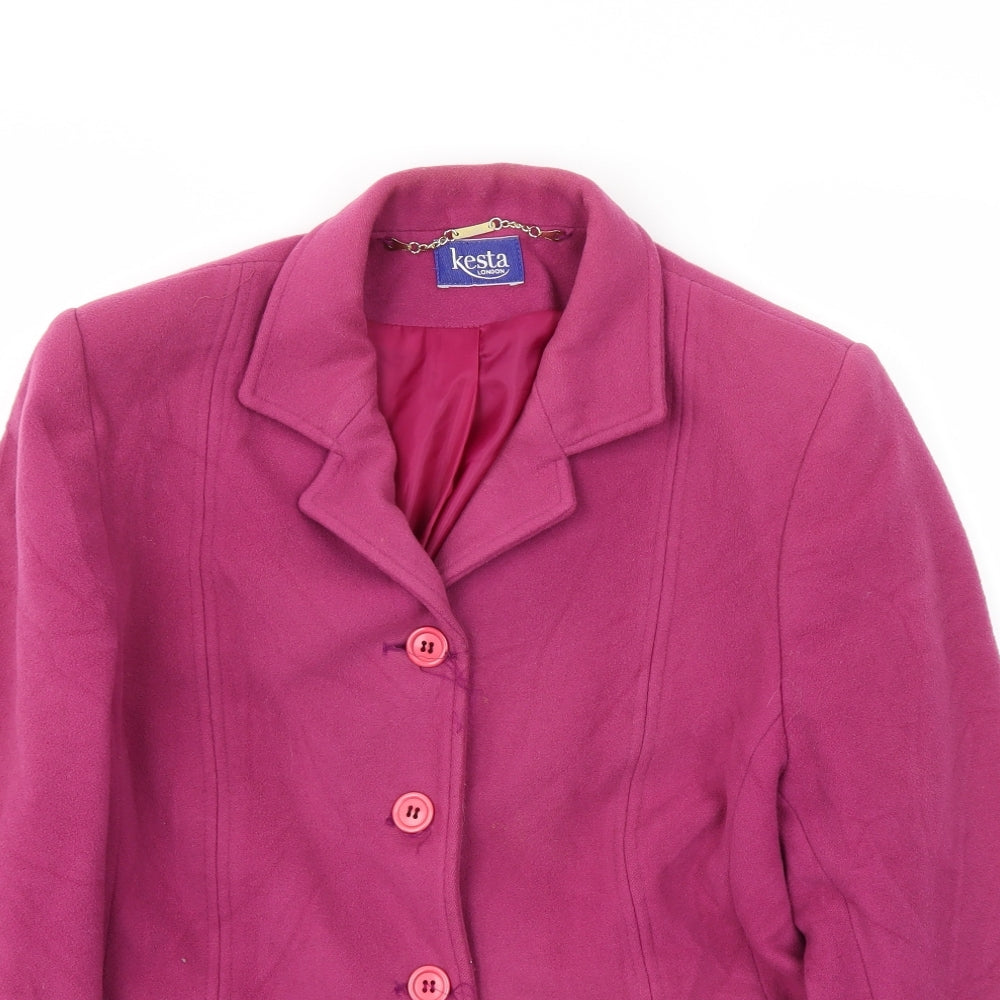kesta Womens Pink   Jacket Coat Size 20
