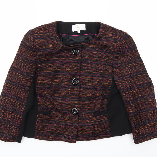 CC Womens Purple   Jacket Blazer Size 10