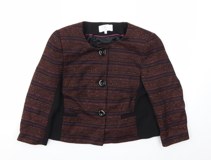 CC Womens Purple   Jacket Blazer Size 10