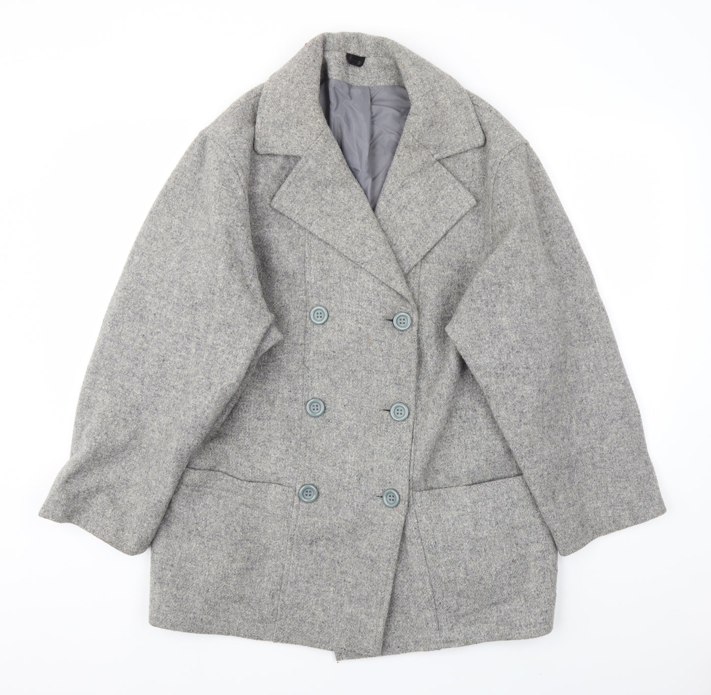 english lady Womens Grey   Jacket Coat Size 12
