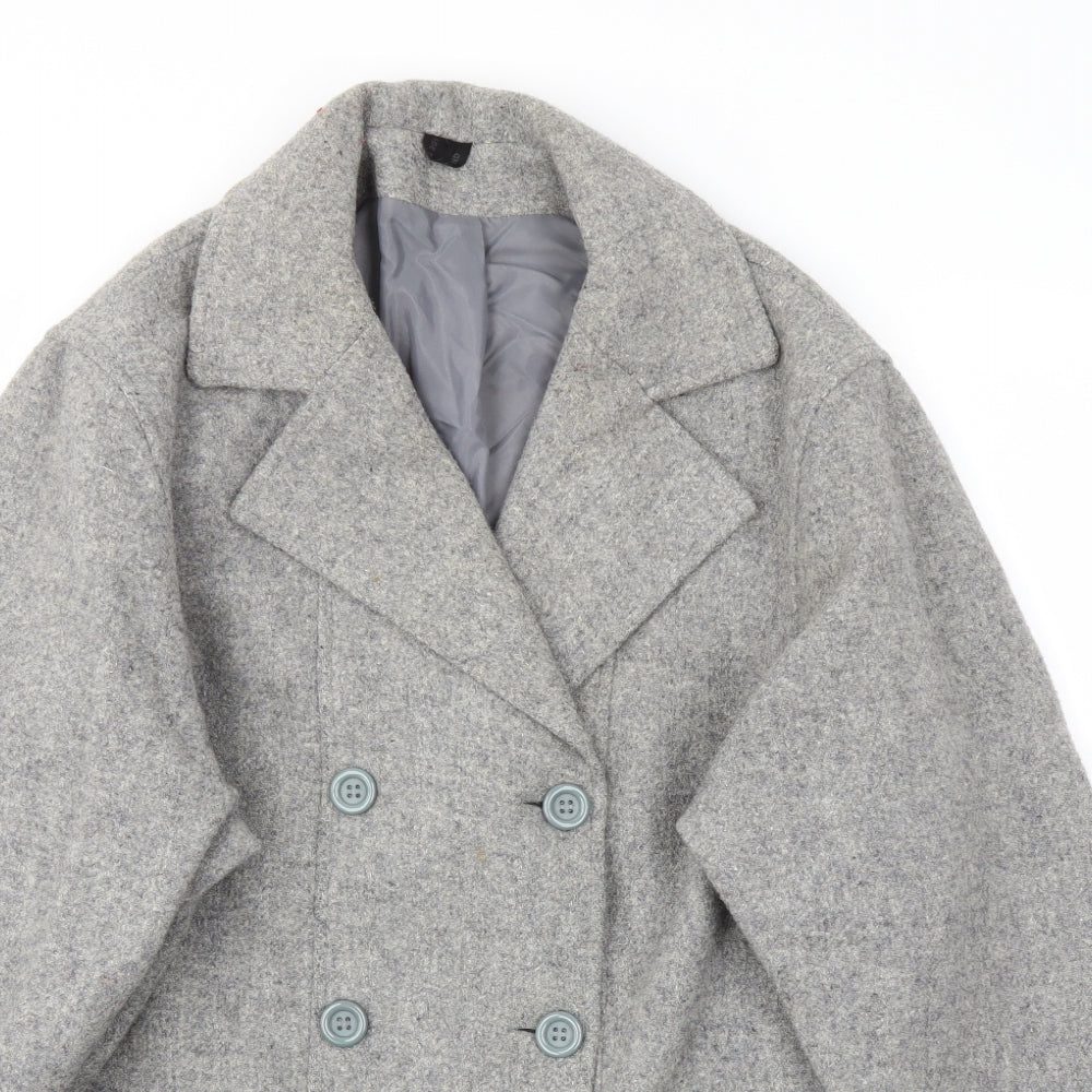 english lady Womens Grey   Jacket Coat Size 12