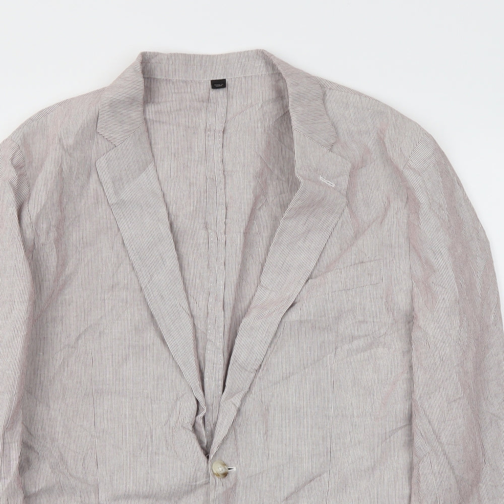 J.CREW Mens Purple   Jacket Blazer Size 42