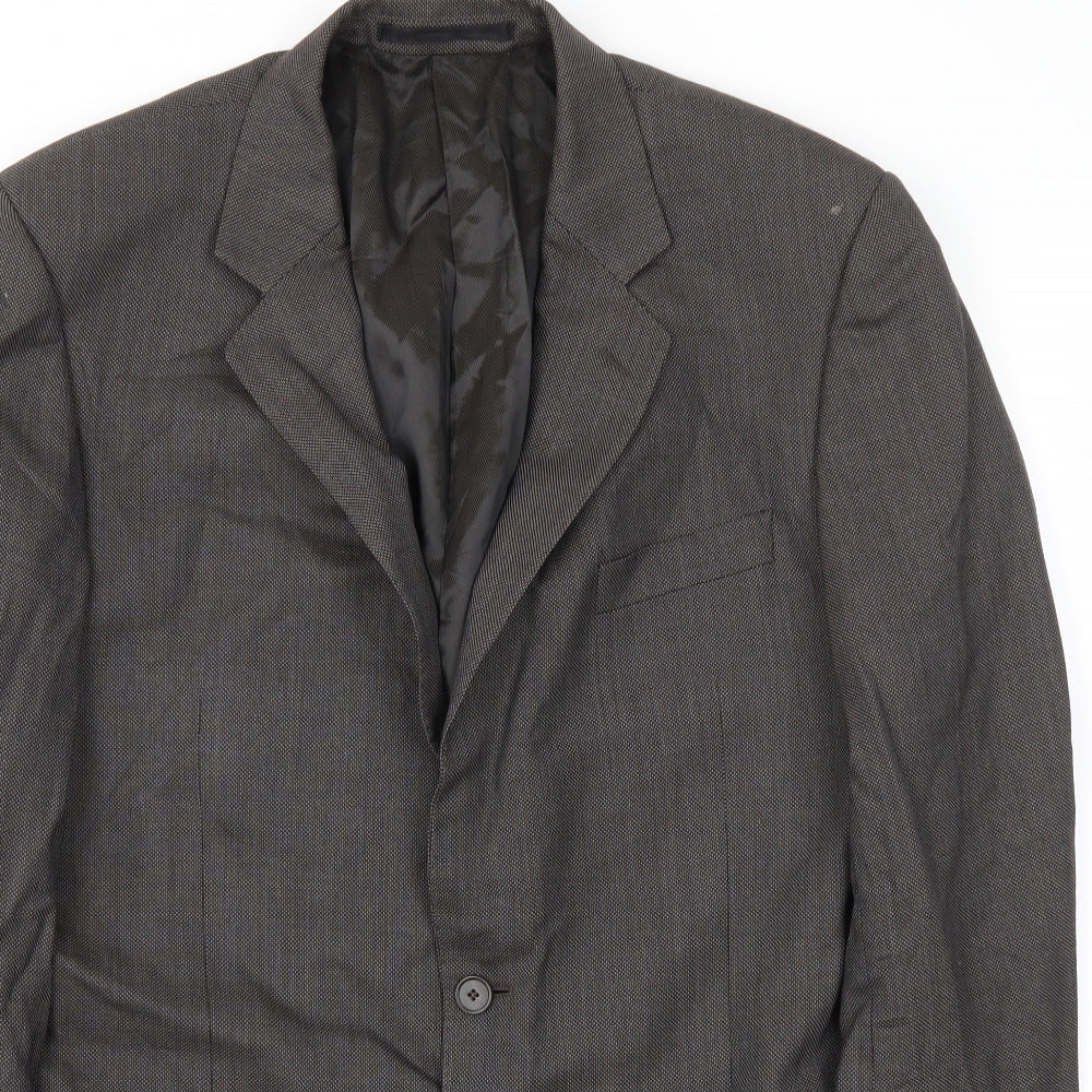 M&S Mens Grey   Jacket Blazer Size 42