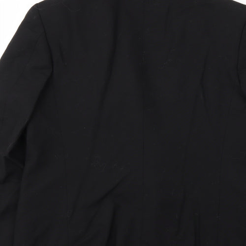 Lobo Mens Black   Jacket Blazer Size 44