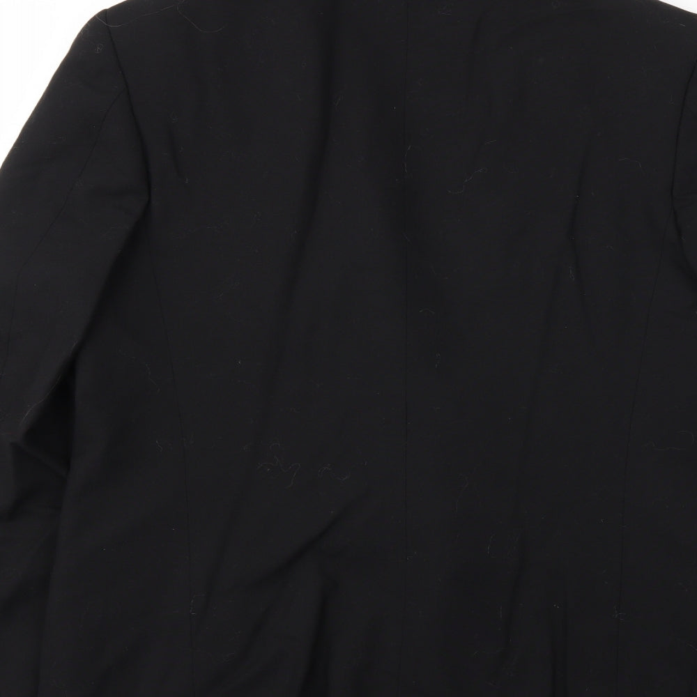 Lobo Mens Black   Jacket Blazer Size 44
