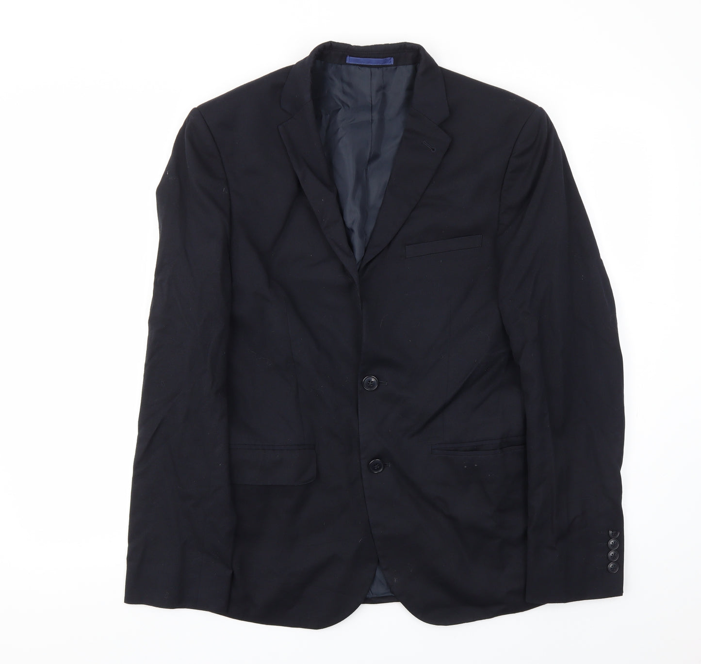 M&S Mens Blue   Jacket Blazer Size 38