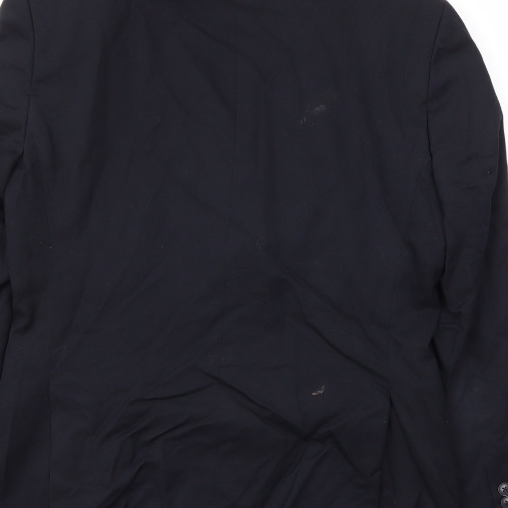 M&S Mens Blue   Jacket Blazer Size 38