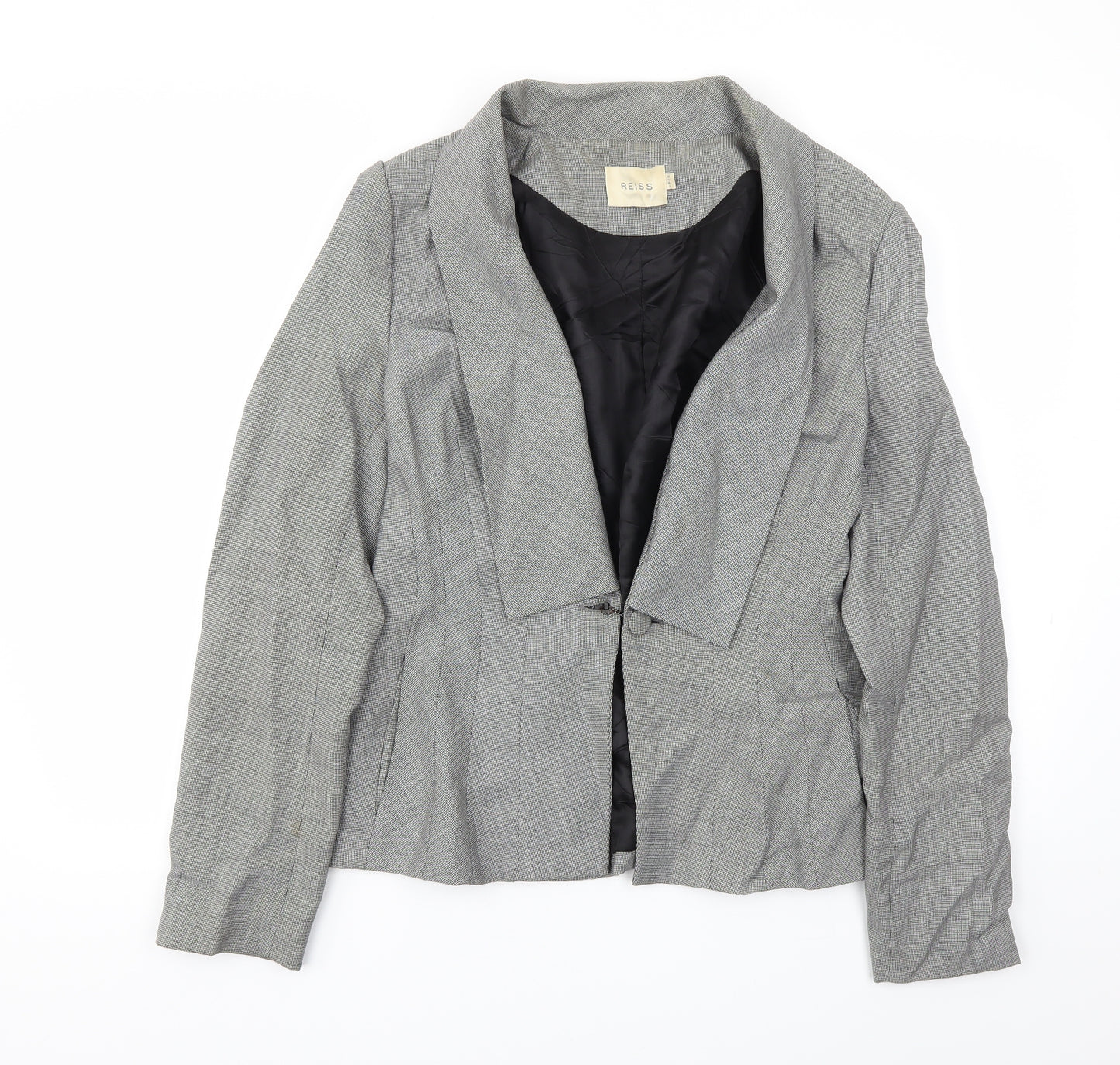 PEISS Womens Grey   Jacket Blazer Size 14