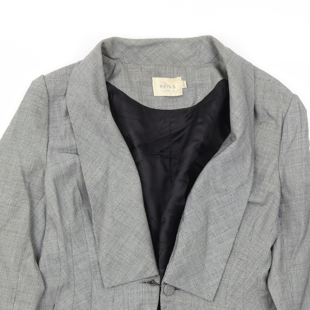 PEISS Womens Grey   Jacket Blazer Size 14
