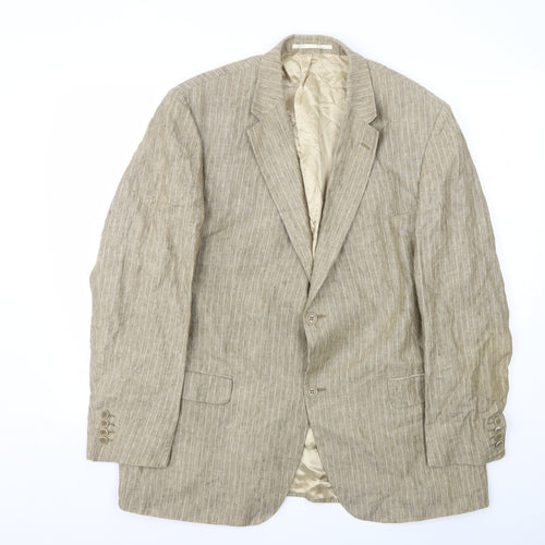 ORMEZANO Mens Beige   Jacket Blazer Size 46