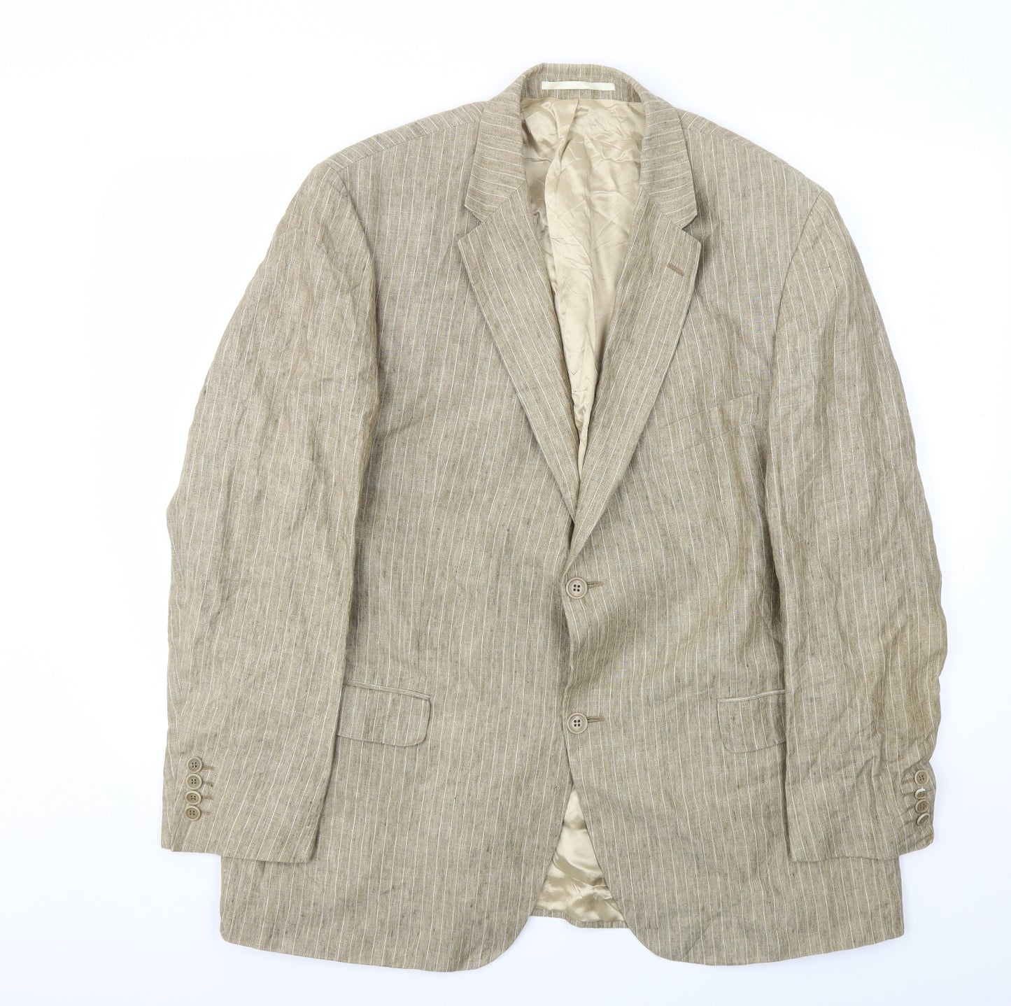 ORMEZANO Mens Beige   Jacket Blazer Size 46