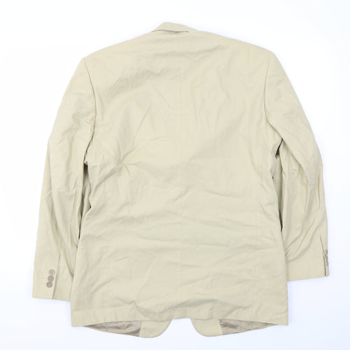 IE Mens Beige   Jacket Blazer Size 40
