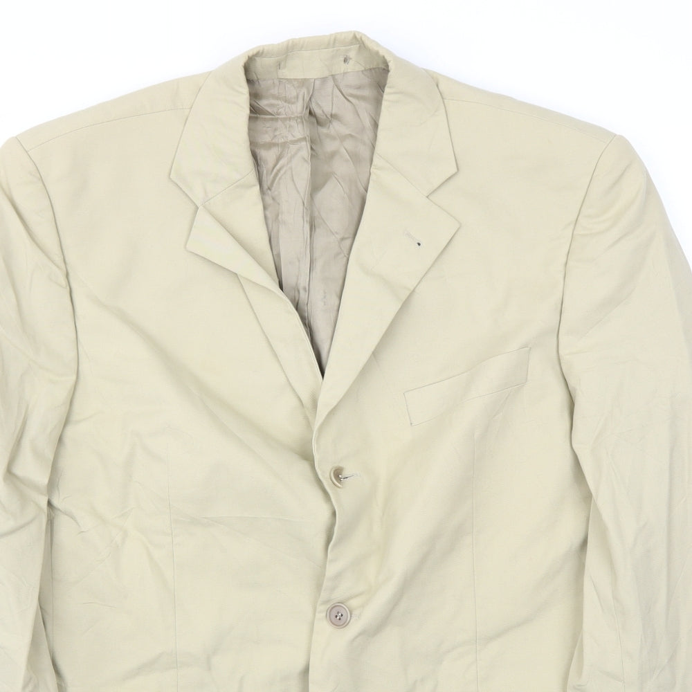 IE Mens Beige   Jacket Blazer Size 40