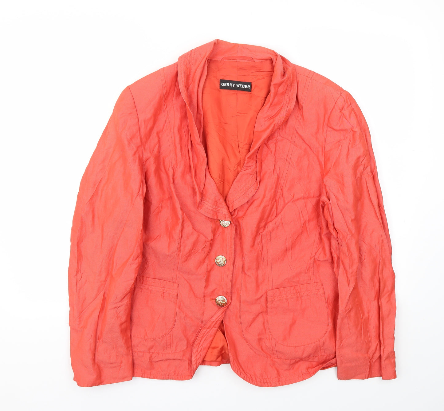 Gerry Weber Womens Red   Jacket Blazer Size 18