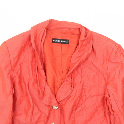 Gerry Weber Womens Red   Jacket Blazer Size 18