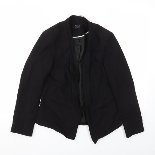Topshop Womens Black   Jacket Blazer Size 8