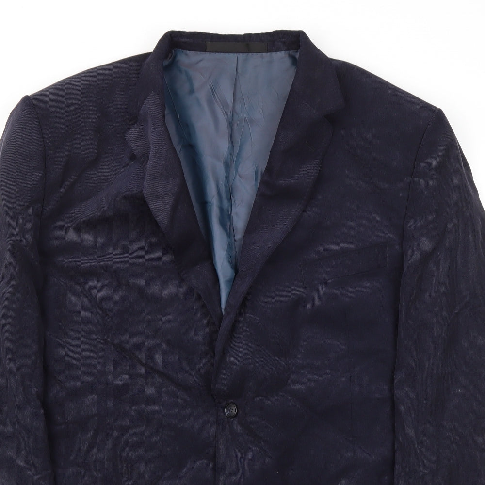 M&S Mens Blue   Jacket Blazer Size 46