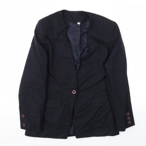 Preworn Womens Blue   Jacket Blazer Size 10