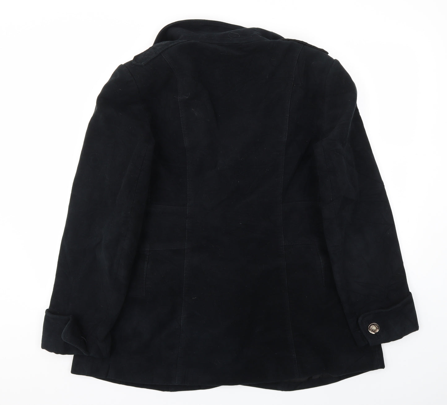 Preworn Womens Black   Jacket Coat Size 18