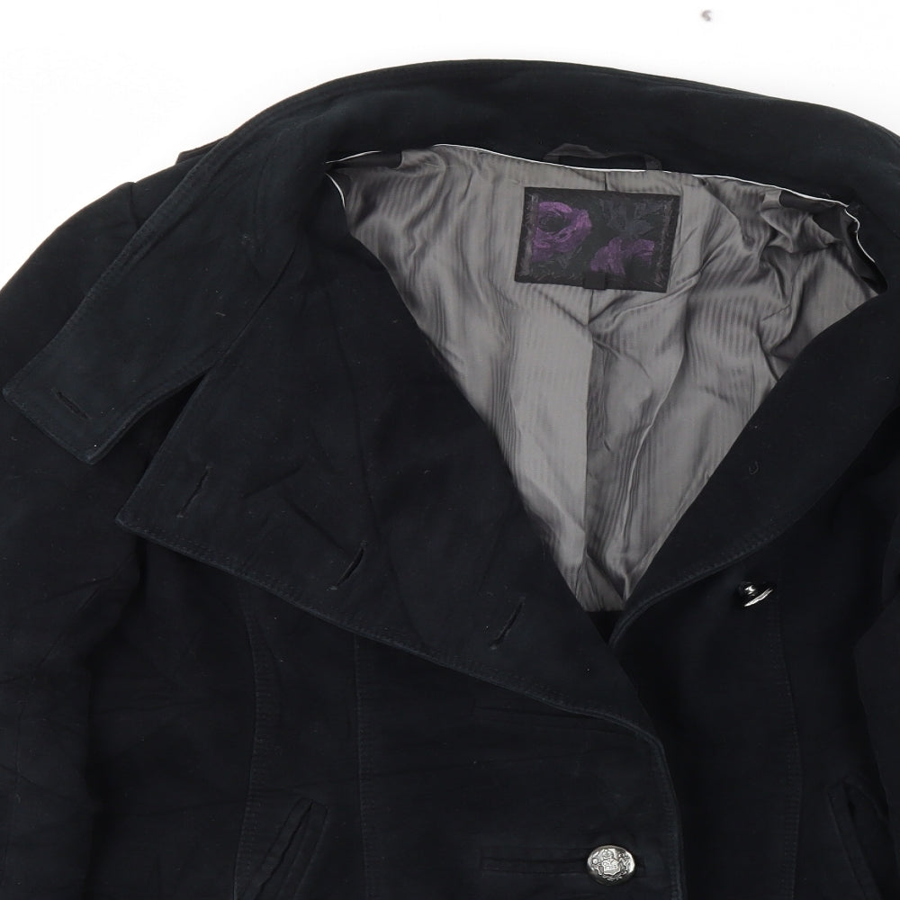 Preworn Womens Black   Jacket Coat Size 18