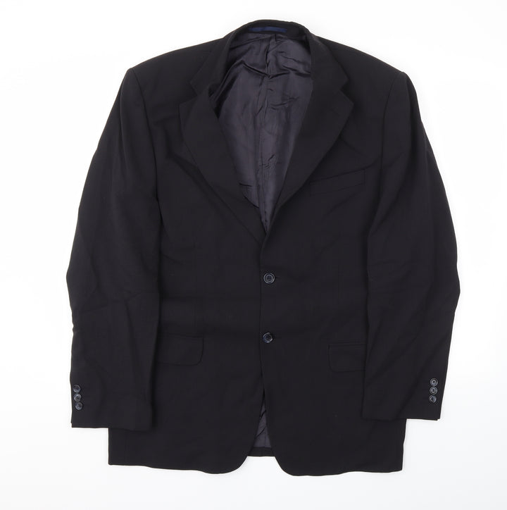 Canada Mens Black   Jacket Blazer Size 44