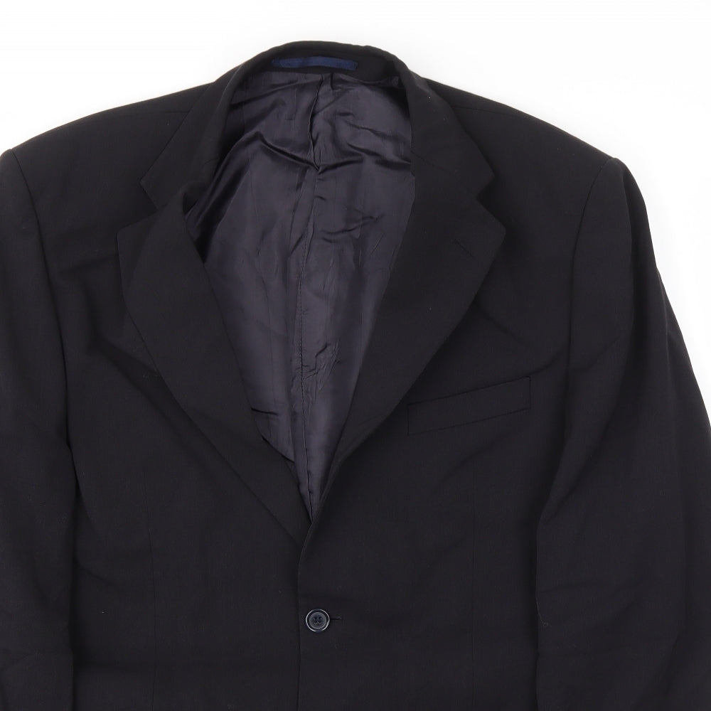 Canada Mens Black   Jacket Blazer Size 44