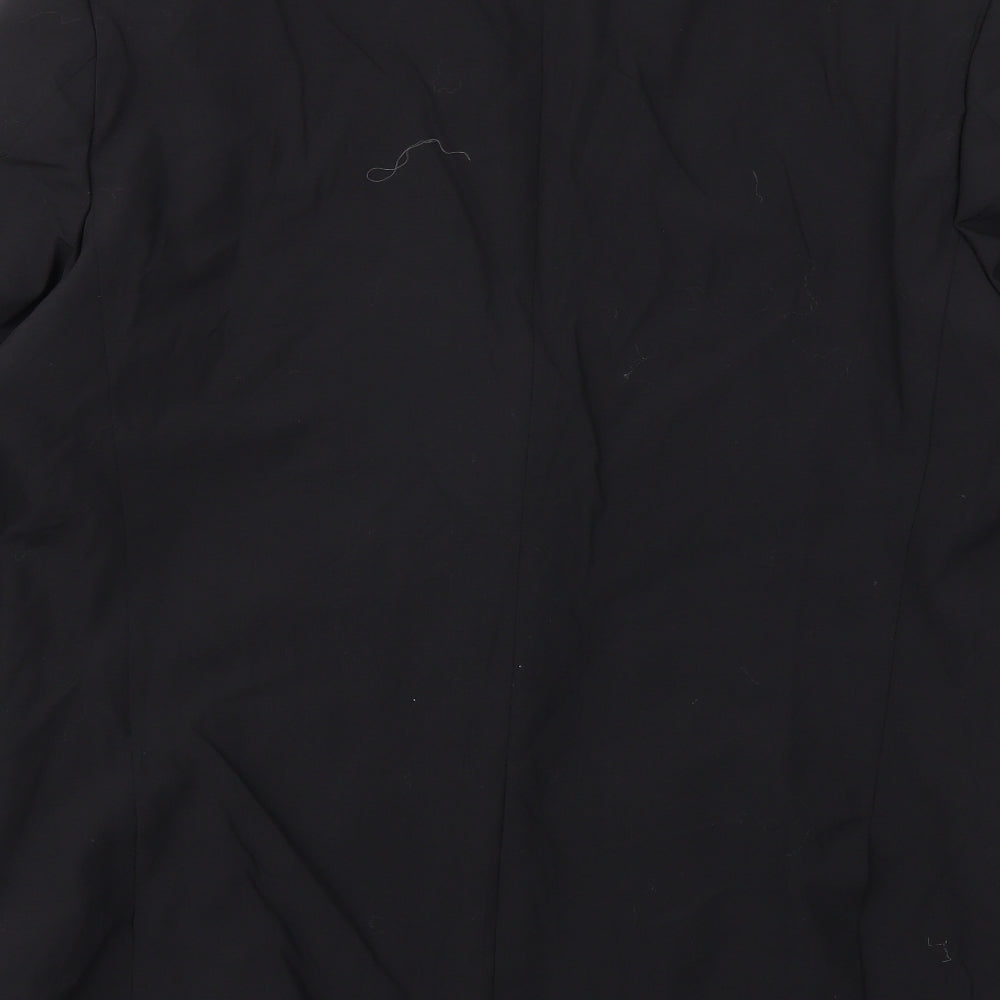 PLUS LYORA Mens Black   Jacket Blazer Size 44