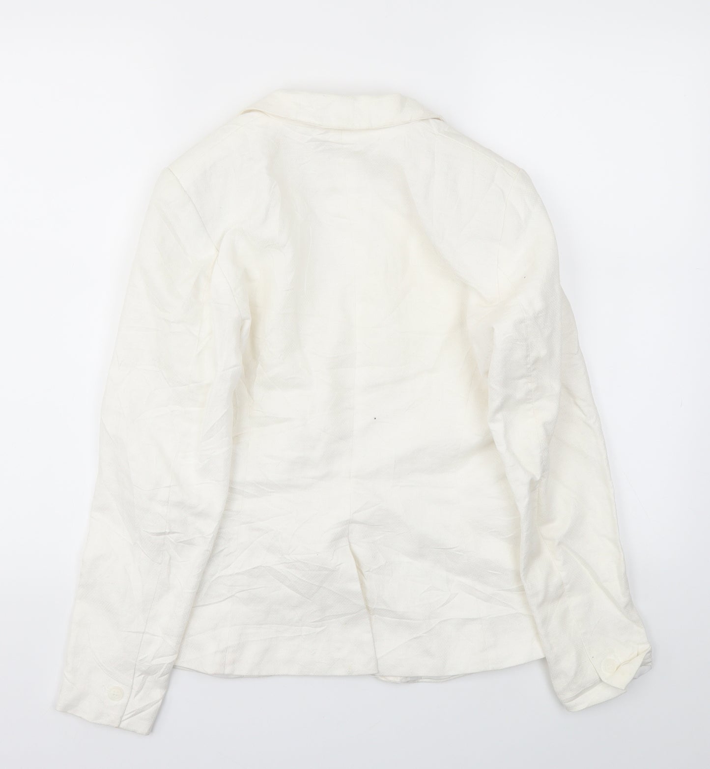 H&M Womens Ivory   Jacket Blazer Size 6