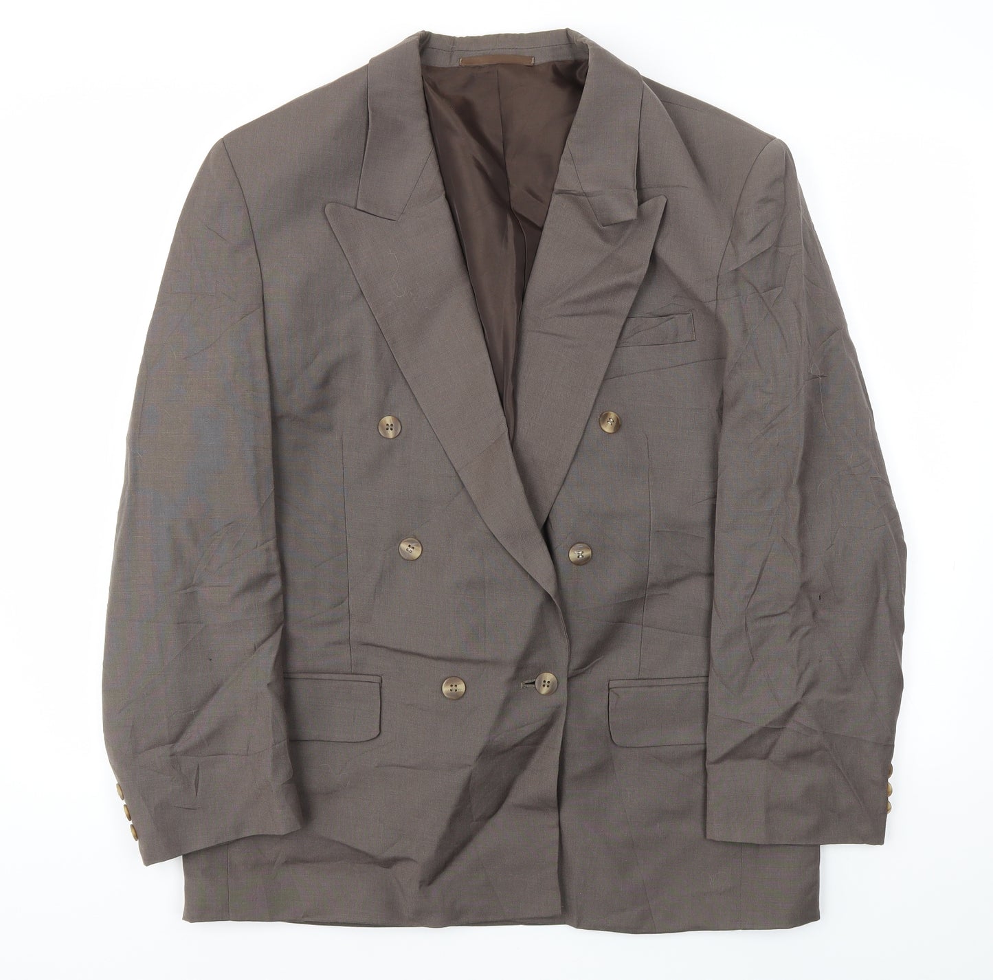 HAND GRADE Mens Brown   Jacket Blazer Size 44