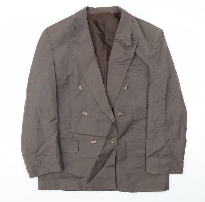 HAND GRADE Mens Brown   Jacket Blazer Size 44