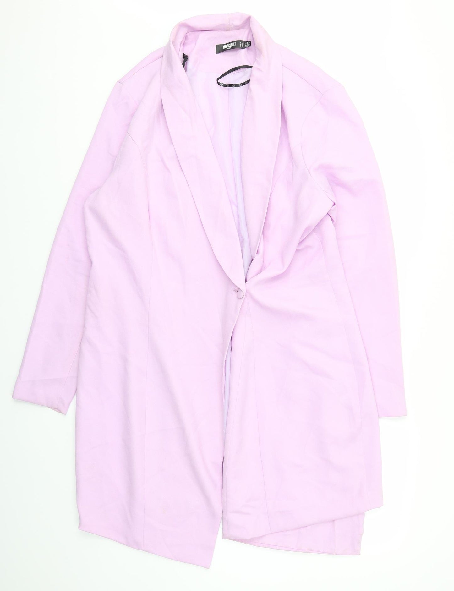 Misssguided Womens Purple   Jacket Blazer Size 18