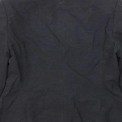 M&S Womens Grey   Jacket Blazer Size 12